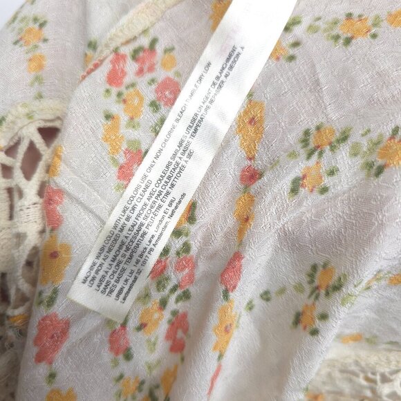 Intimately Free People Bali Tate Mixed Media Bodysuit in Cream Medium - Picture 14 of 14